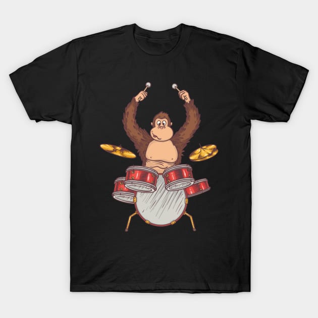 Drum Drum Drum T-Shirt by deepfuze